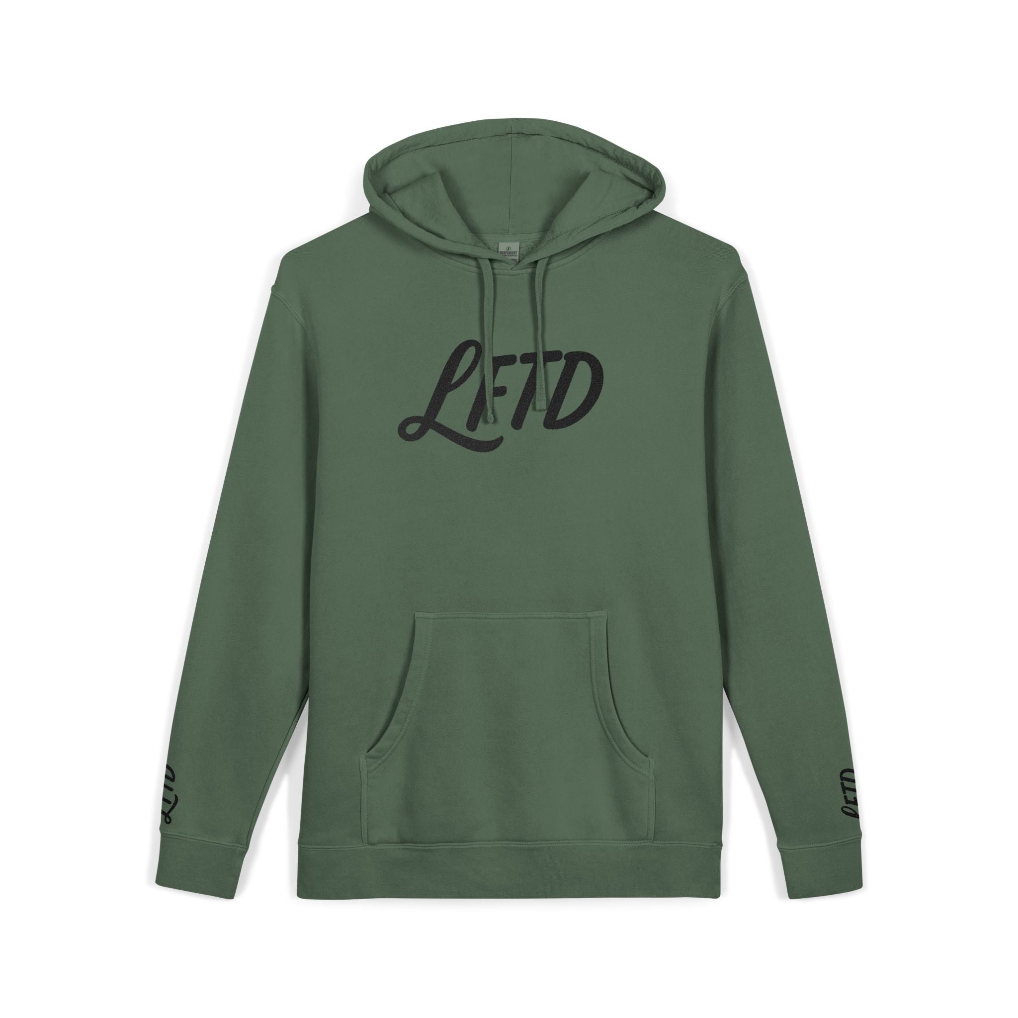 LFTD Pigment-Dyed Hoodie (Embroidered)-Unisex