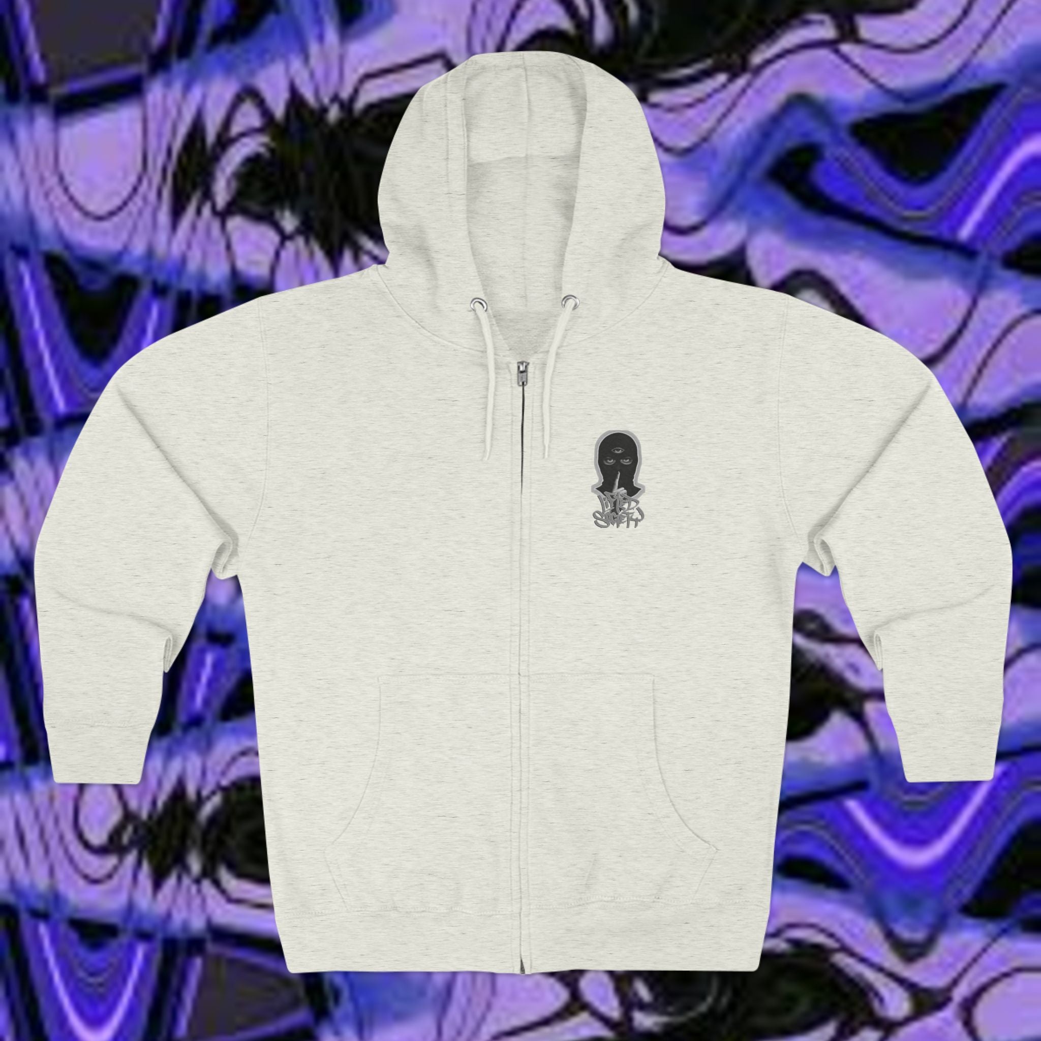 Embrace the Unseen Zip-Up Hoodie-Unisex