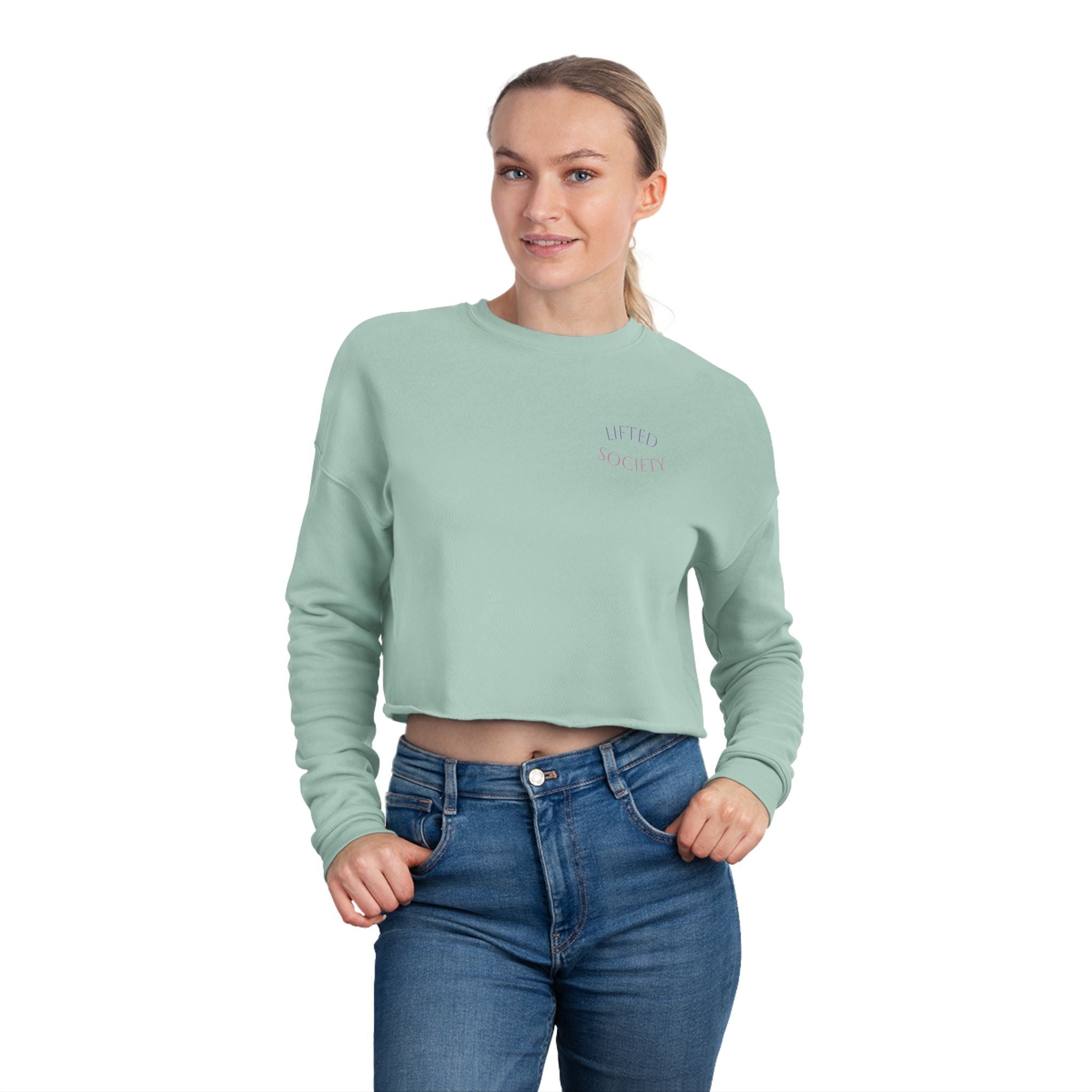 Lifted Society Ladies Cropped Sweatshirt
