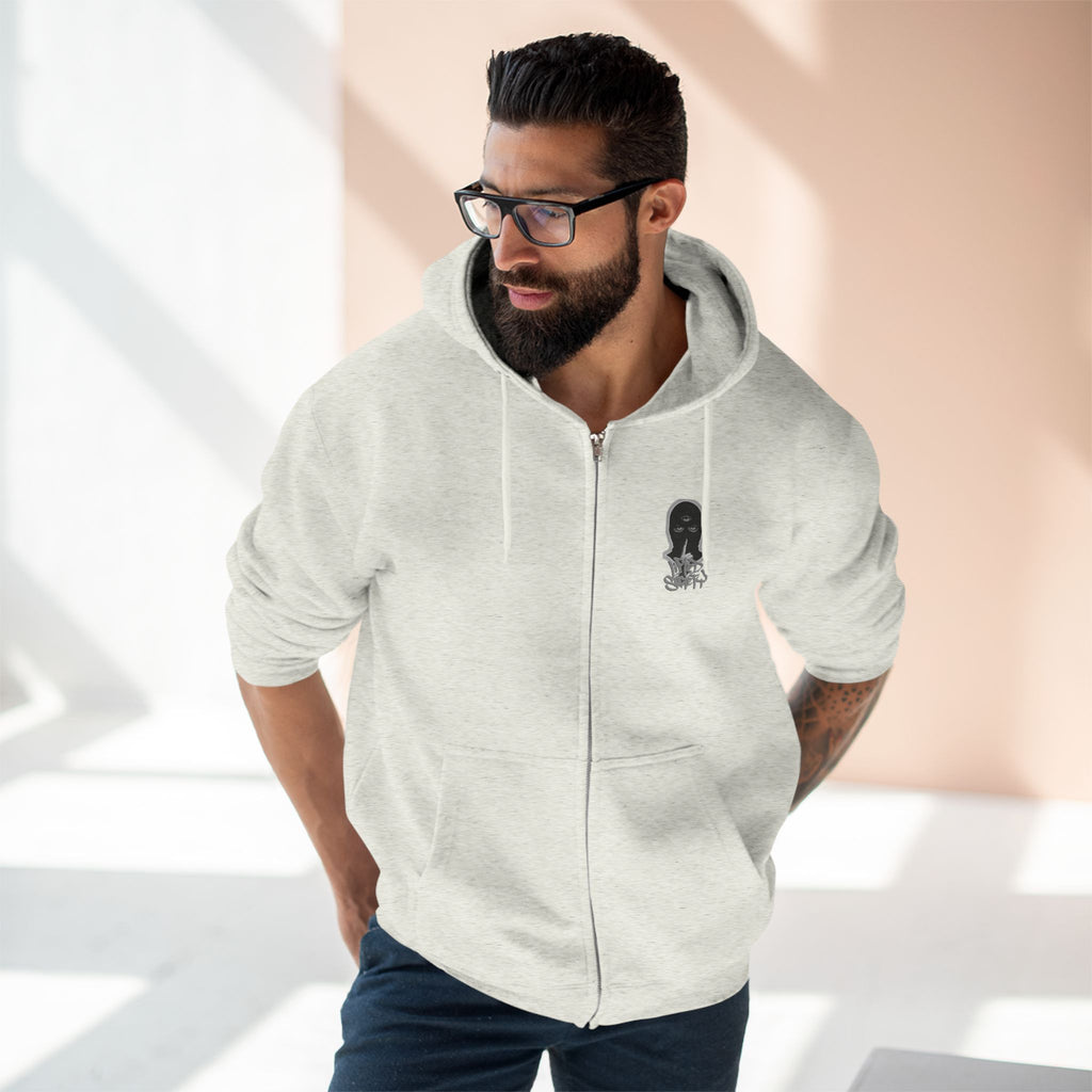 Embrace the Unseen Zip-Up Hoodie-Unisex