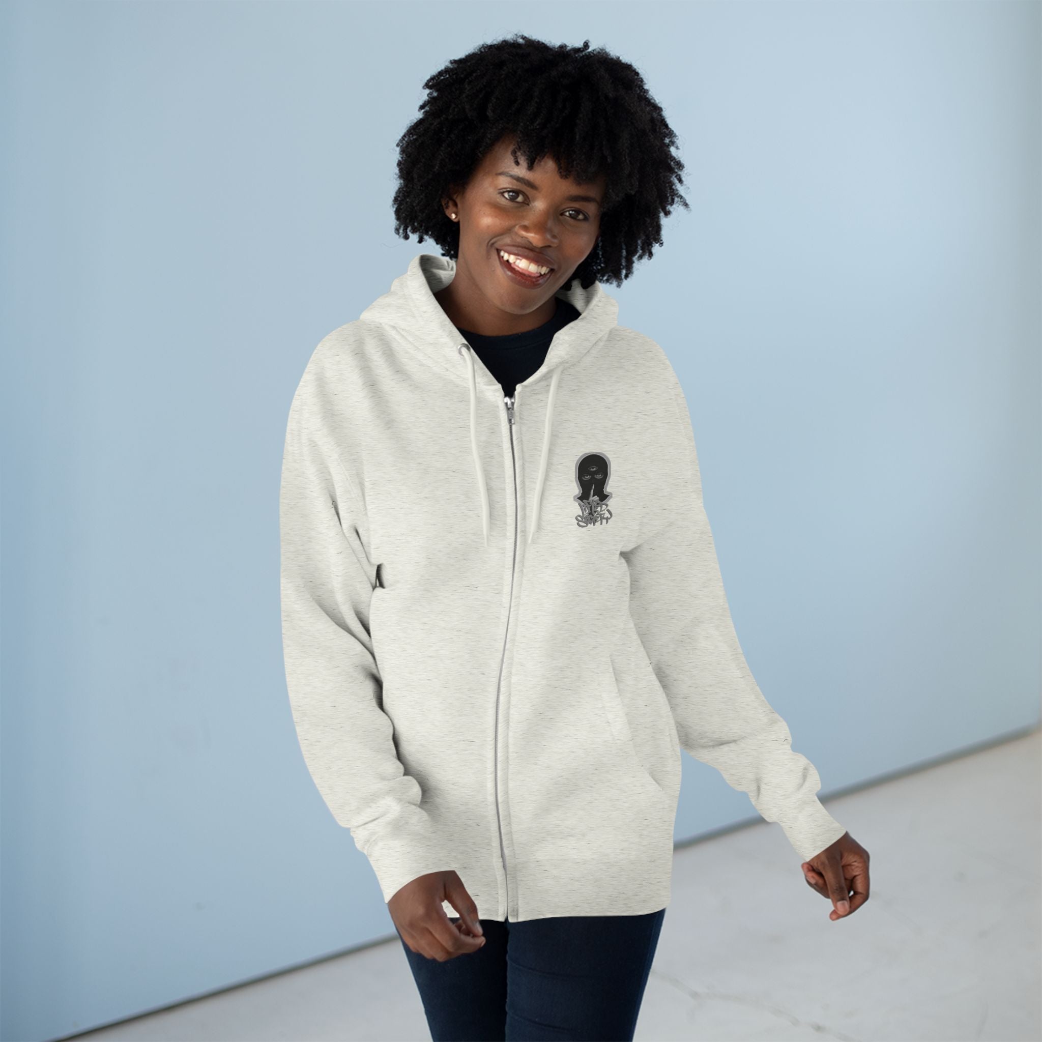 Embrace the Unseen Zip-Up Hoodie-Unisex