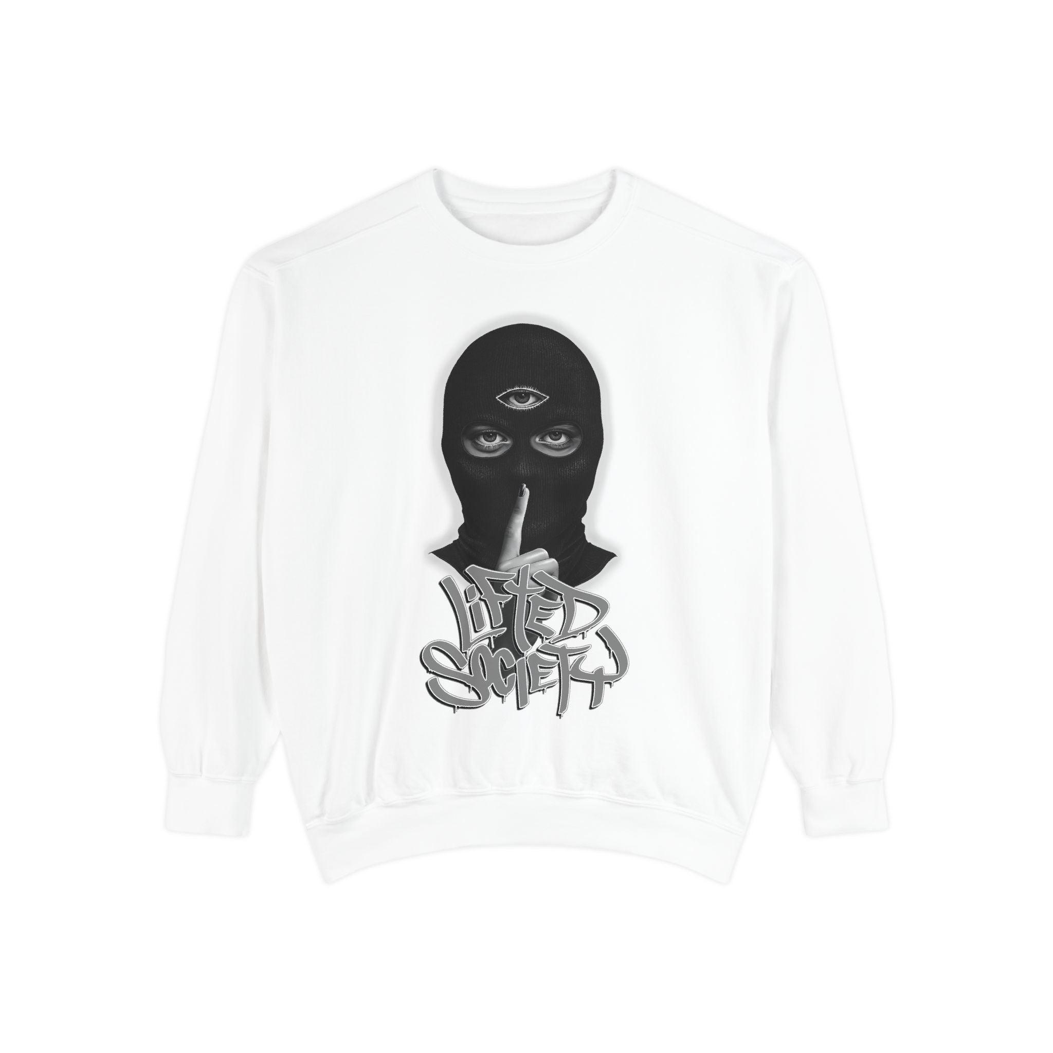 Silent Statement Garment-Dyed Sweatshirt-Unisex