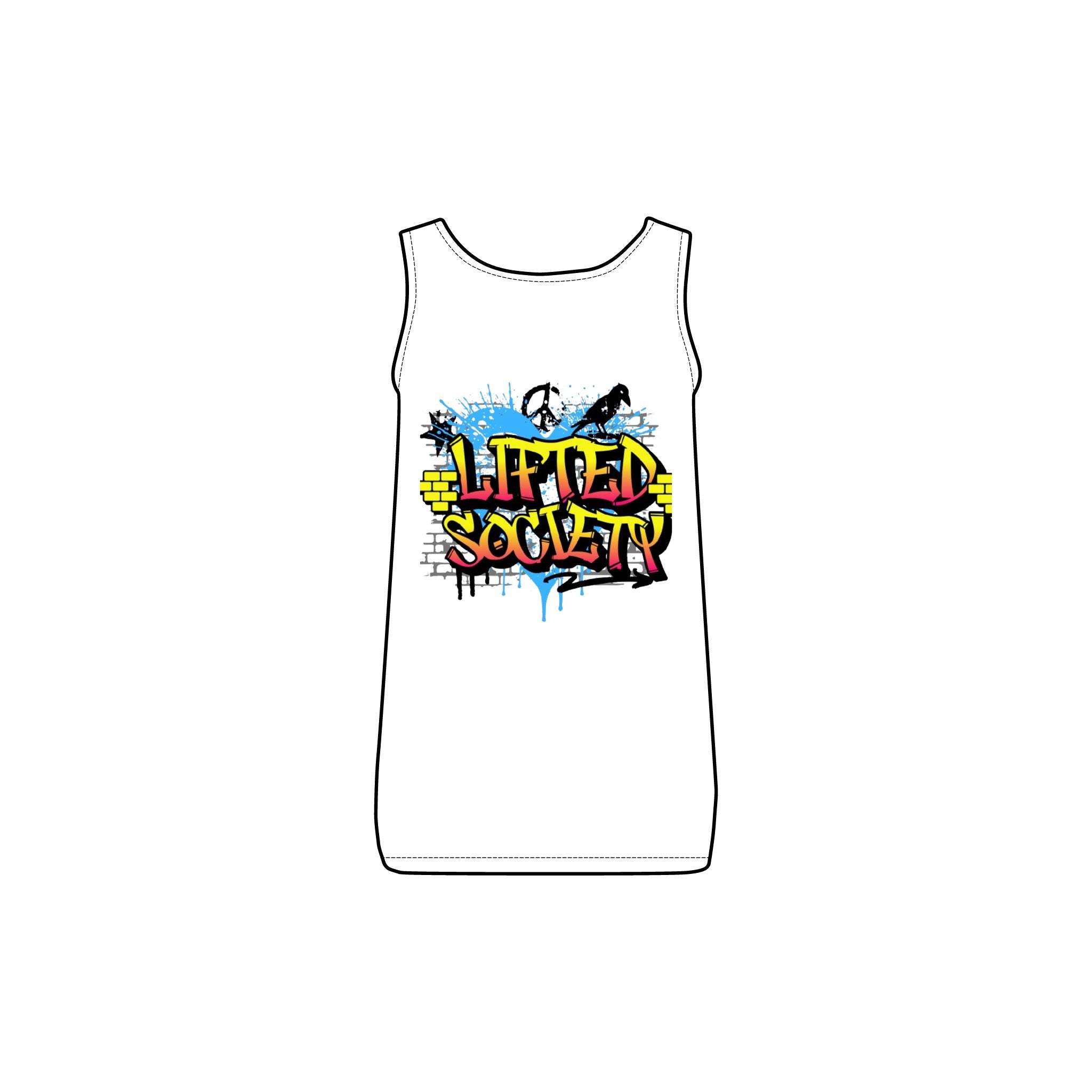 Lifted Society Graffiti Tank Top-Women's