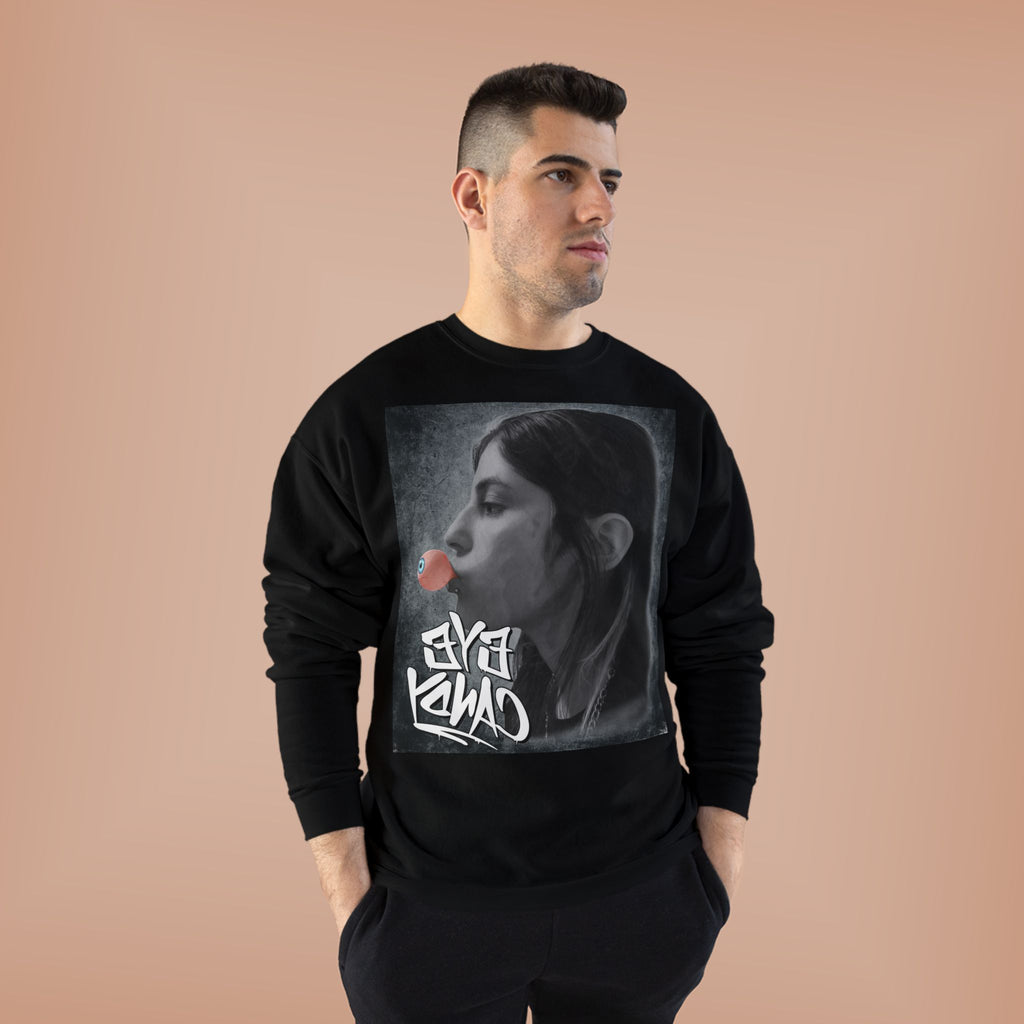 Eye Candy Mirror Image Crew Neck Sweatshirt-Unisex